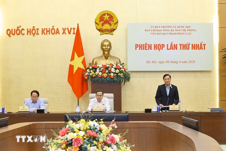 Phó Chủ tịch Bet88app còn khuyến mãi Nguyễn Khắc Định phát biểu. (Ảnh: Doãn Tấn/TTXVN)