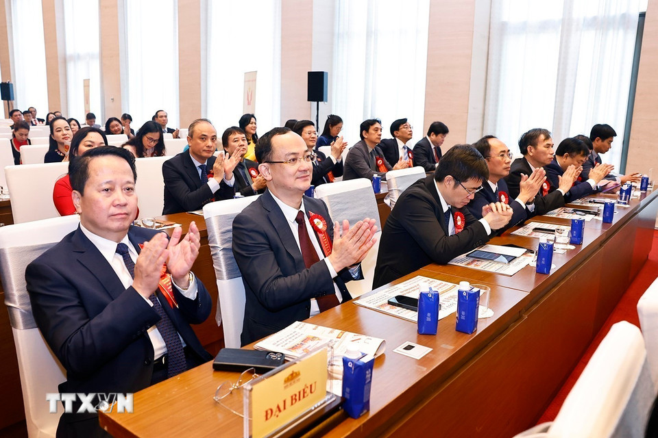 Đại biểu dự Đại hội. (Ảnh: Doãn Tấn/TTXVN)