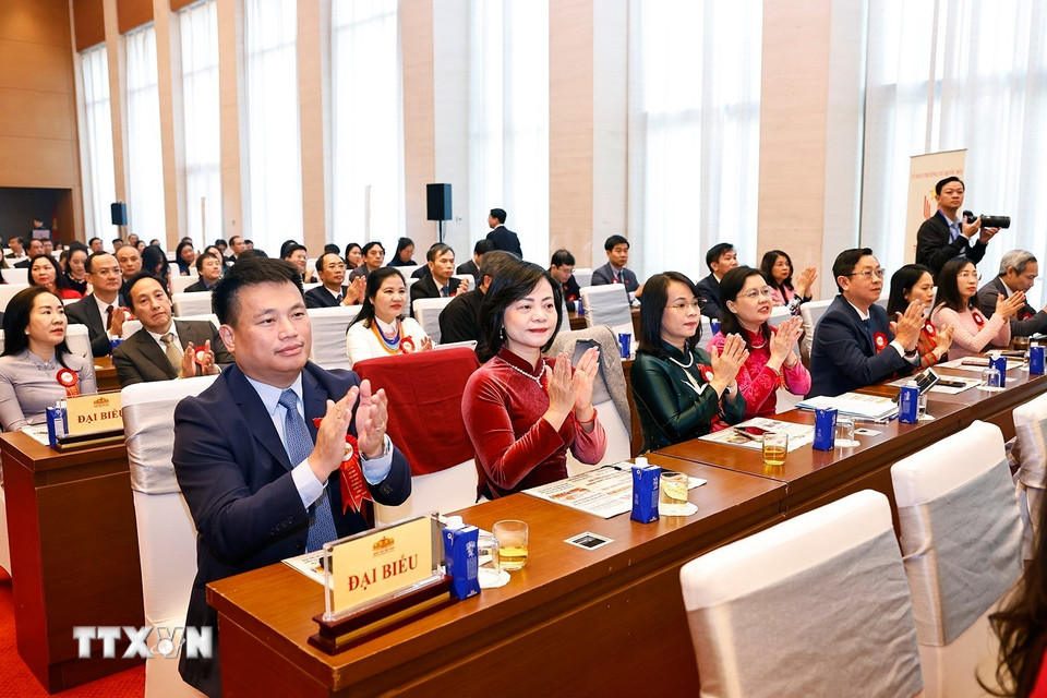 Đại biểu dự Đại hội. (Ảnh: Doãn Tấn/TTXVN)