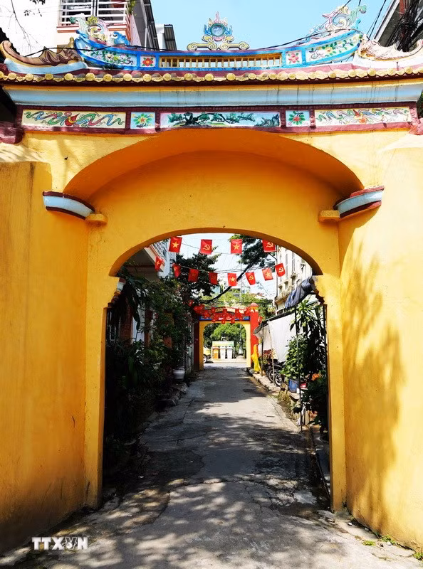 Phủ Gia Hưng Vương ở phố cổ Gia Hội, phường Phú Xuân, thành phố Huế. (Ảnh: Nguyên Lý/TTXVN)