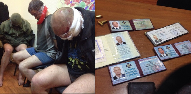 [Video] Đặc nhiệm Alpha của Ukraine bị phe ly khai bắt trói ảnh 1