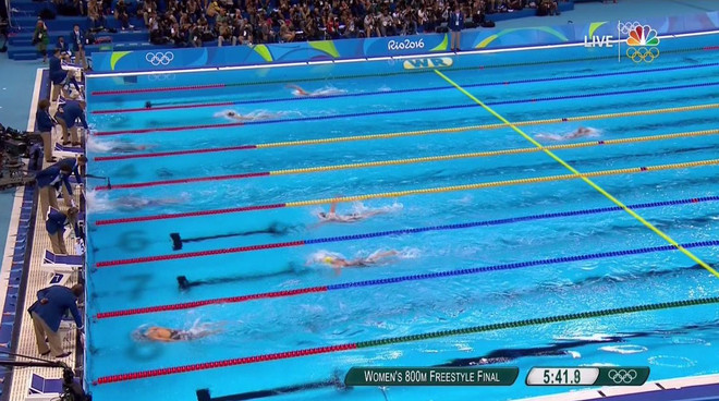 Olympic Rio: Nữ kình ngư Mỹ Ledecky bỏ cách đối thủ một vòng bể ảnh 2