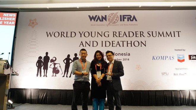  VietnamPlus nhận giải thưởng tại Bali cho bản tin bằng nhạc rap ảnh 1