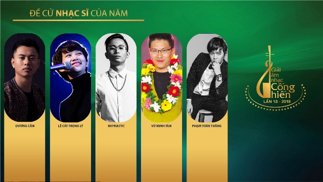 Giải Cống hiến 2018: Gọi tên Dương Cầm, Mỹ Tâm và Tùng Dương? ảnh 1