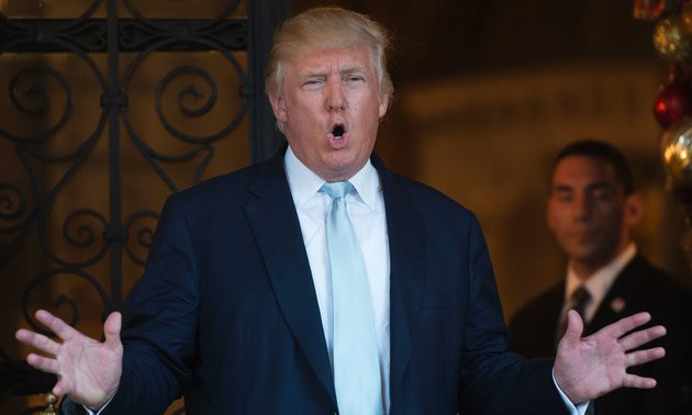 Tổng thống đắc cử Mỹ Donald Trump (Nguồn: Huffington Post) Ông Donald Trump phản ứng với lệnh trừng phạt Mỹ nhắm vào Nga ảnh 1