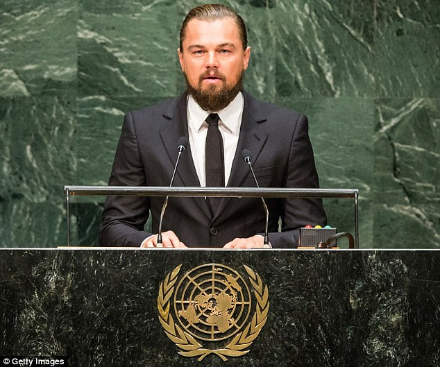 DiCaprio phát biểu về biến đổi khí hậu tại Hội nghị thượng đỉnh LHQ ảnh 1