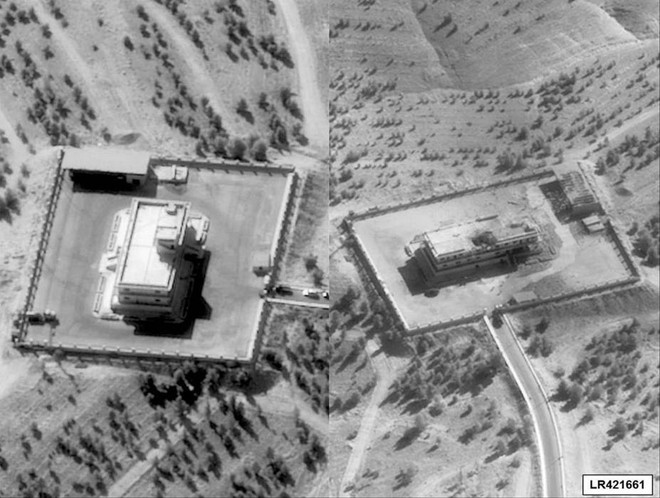 [Photo] Cận cảnh cuộc không kích của Mỹ nhằm vào IS ở Syria ảnh 1