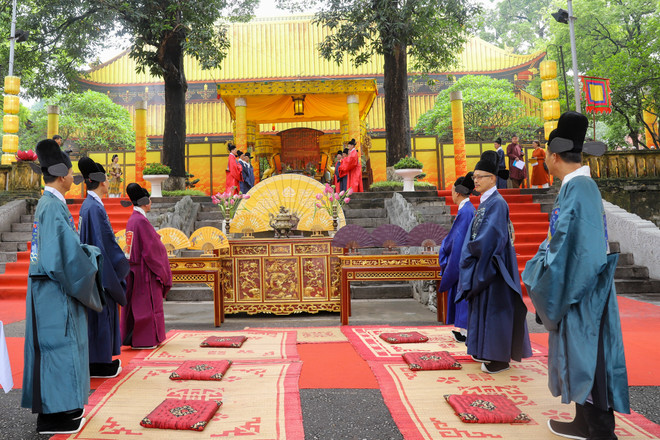 Tái hiện nghi lễ Tết Đoan Ngọ xưa tại Hoàng Thành Thăng Long ảnh 1