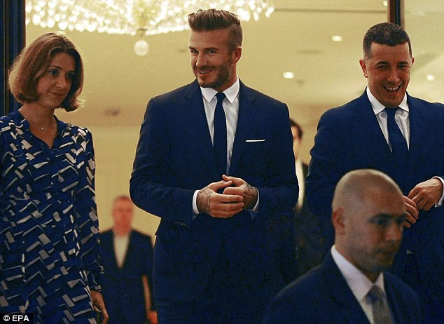 Siêu sao David Beckham tới Việt Nam để quảng bá đồ uống ảnh 4