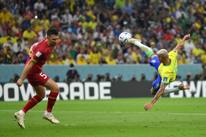 Richarlison ẵm giải bàn thắng đẹp nhất World Cup 2022 ảnh 1