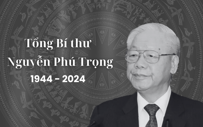 Vô cùng thương tiếc Tổng Bí thư Ban Chấp hành Trung ương Đảng Cộng sản Việt Nam Nguyễn Phú Trọng (1944-2024) Banner Top Left - Mobile (1920 x 1200 px).png