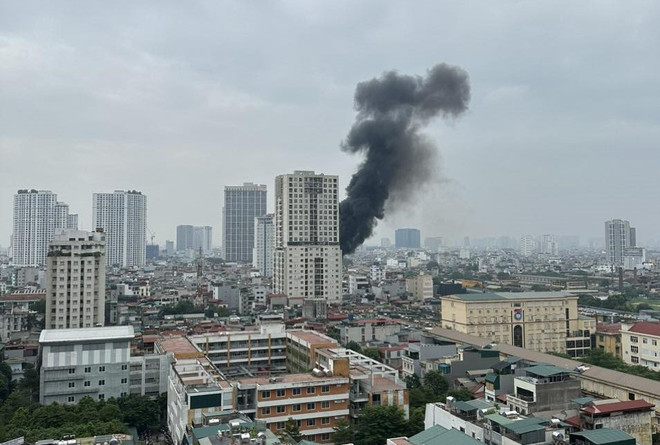 Hà Nội: Hỏa hoạn tại số 28 Vũ Trọng Phụng, quận Thanh Xuân ảnh 1