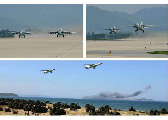 Cận cảnh lãnh đạo Triều Tiên Kim Jong-un thị sát tập trận ảnh 8