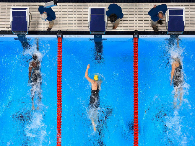 Hy hữu ở Olympic, 2 kình ngư cùng giành HCV 100m tự do ảnh 1