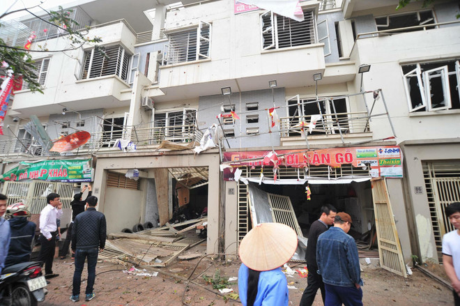 Khoảnh khắc xảy ra vụ nổ kinh hoàng tại khu đô thị Văn Phú ảnh 1