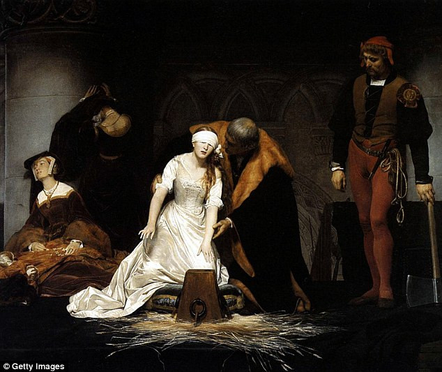Bức thiếu phụ Jane Grey bị xử tử, tranh sơn dầu của Paul Delaroche đang được treo ở Bảo tàng quốc gia London (Anh). Xem họa phẩm cổ điển bằng công nghệ hoạt hình 2.5D ảnh 1