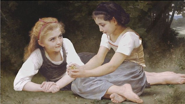 Bức 'The Nut Gatherers' của William Adolphe Bouguereaus Xem họa phẩm cổ điển bằng công nghệ hoạt hình 2.5D ảnh 3