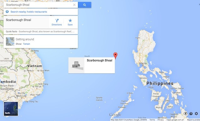 Google loại tên Trung Quốc khỏi bãi cạn tranh chấp với Philippines ảnh 1