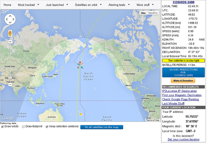 Vệ tinh bí ẩn của Nga gây đồn đoán về "vũ khí trên quỹ đạo" ảnh 1