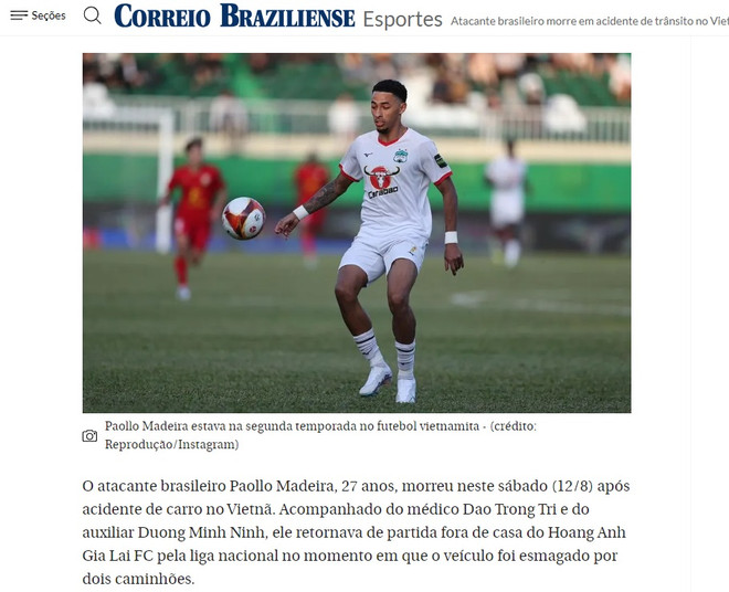 Truyền thông quốc tế bàng hoàng trước tin 3 thành viên HAGL tử nạn ảnh 1