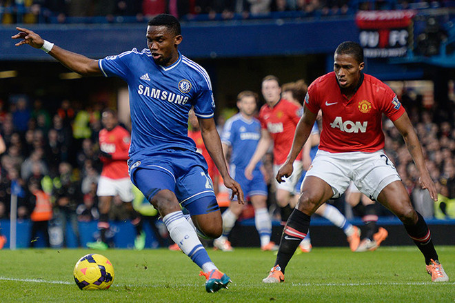 Chùm ảnh Samuel Eto'o "tàn sát" Manchester United ảnh 1