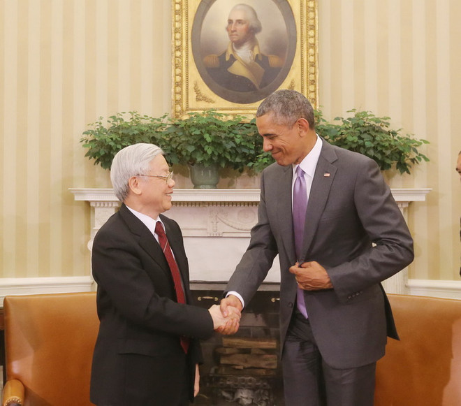 Những lần gặp gỡ giữa lãnh đạo Việt Nam với ông Obama ảnh 9