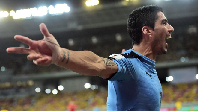 Luis Suarez lập công giúp Uruguay cầm hòa Brazil 2-2 ảnh 1