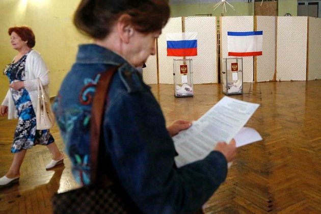 Mỹ không công nhận cuộc bầu cử địa phương ở Crimea ảnh 1