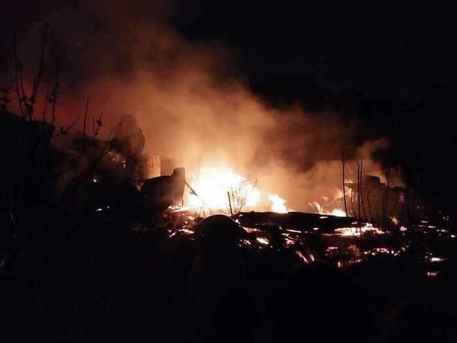 Hà Nội: Lại cháy lớn nhà xưởng ở Đại Mỗ trong những ngày giáp Tết ảnh 1