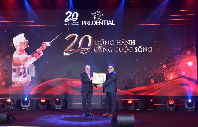 Ông Clive Baker – Tổng Giám Đốc Prudential Việt Nam nhận bằng khen từ Bộ Tài chính Prudential đưa ứng dụng công nghệ cao vào lĩnh vực Bảo hiểm nhân thọ ảnh 1