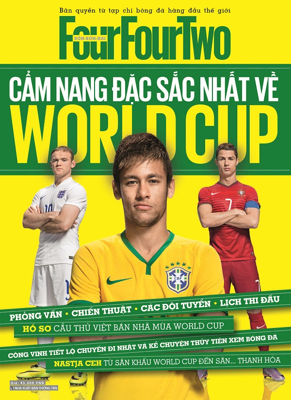 "Cẩm nang World Cup 2014" của FourFourTwo ra mắt phiên bản Việt ảnh 1