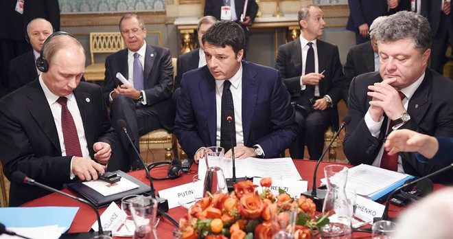 Thủ tướng Italy: Hội đàm Putin-Poroshenko là thực sự tích cực ảnh 1