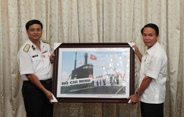 Tổng Giám đốc TTXVN làm việc với Hải Phòng và Quân chủng Hải quân ảnh 2