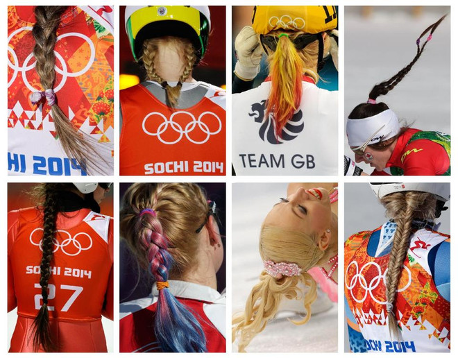 Tóc tết "kiểu Xô viết" lên ngôi ở Olympic Sochi 2014 ảnh 1