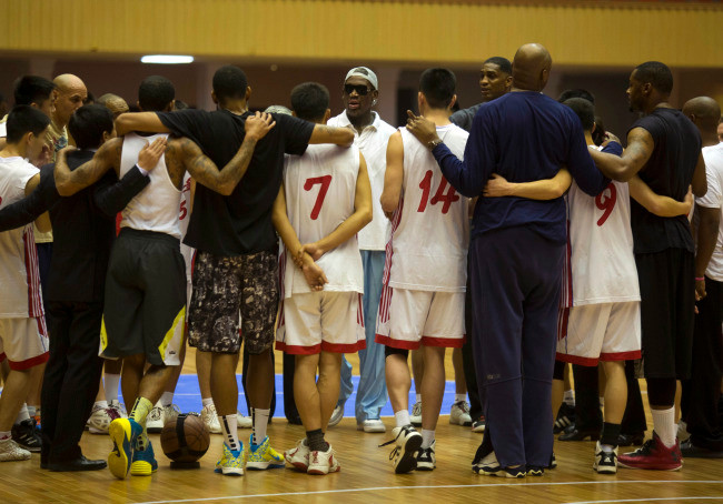 Rodman tức giận trước câu hỏi về nhân quyền Triều Tiên ảnh 1