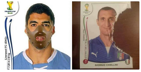 Chùm biếm họa về vụ Luis Suarez cắn cầu thủ đối phương ảnh 5
