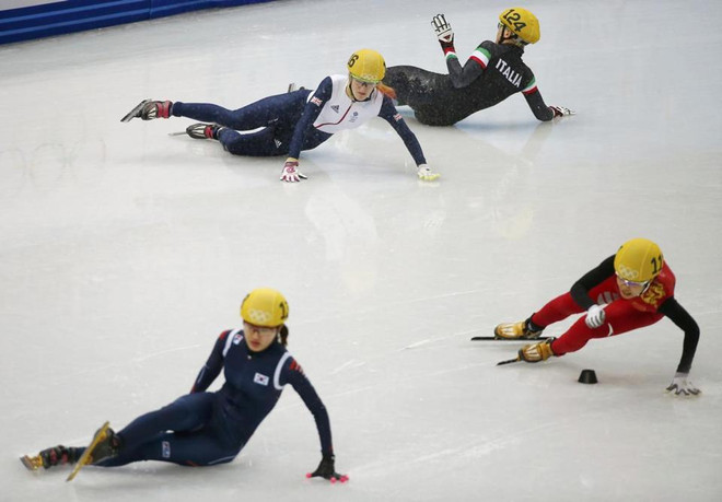 Sochi: Trượt băng tốc độ Trung Quốc bứt phá mạnh mẽ ảnh 1