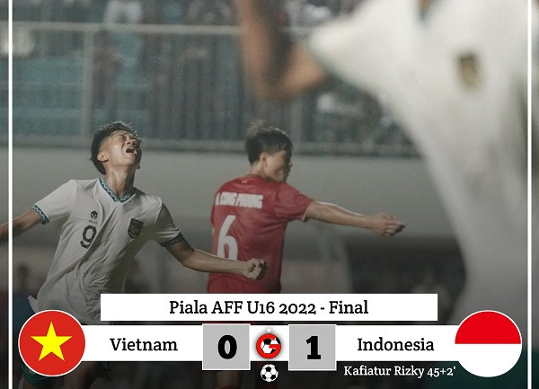 Thua sát nút U16 Indonesia, U16 Việt Nam lỗi hẹn với chức vô địch ảnh 1