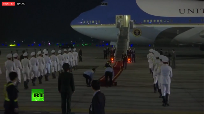 Tổng thống Mỹ Donald Trump đã về đến khách sạn Marriott ảnh 12