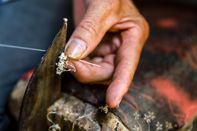 Về làng nghề mây tre đan chiêm ngưỡng chiếc lồng bàn 'độc nhất vô nhị' ảnh 2