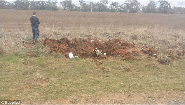 Vật thể bí ẩn rơi từ trên trời để lại miệng hố rộng 6 mét ở Australia ảnh 1