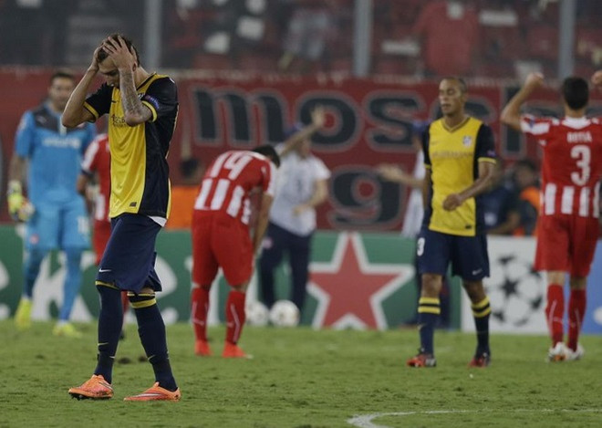 Thua Olympiakos, Atletico sẽ phải "quyết đấu" với Juventus ảnh 1