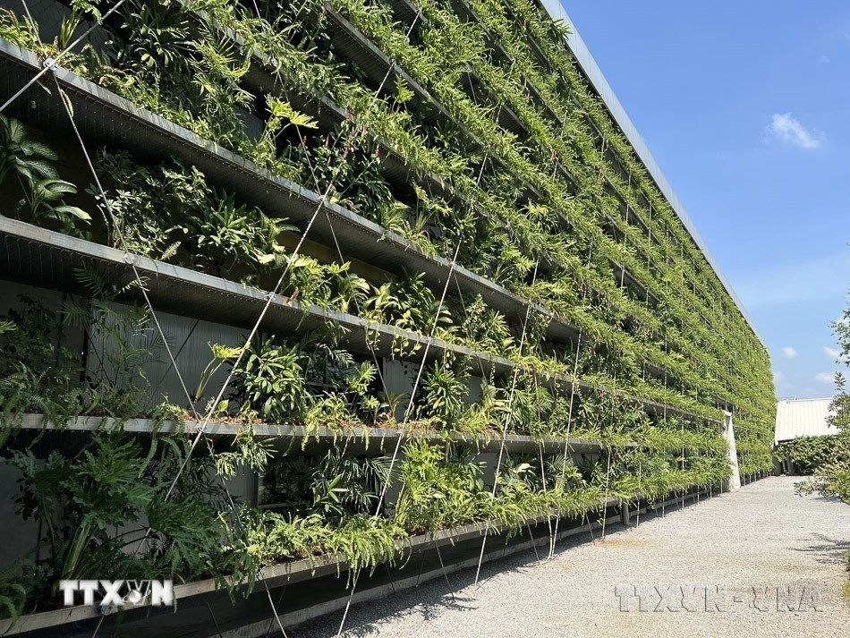Đảng đã xác định rõ bảo vệ môi trường, ứng phó với biến đổi khí hậu và bảo tồn đa dạng sinh học là yêu cầu gắn liền với phát triển kinh tế-xã hội, không thể tách rời hay xem nhẹ. Trong ảnh: Những khu công nghiệp xanh áp dụng công nghệ hiện đại tại Bình Dương. (Ảnh: Dương Chí Tưởng/TTXVN)