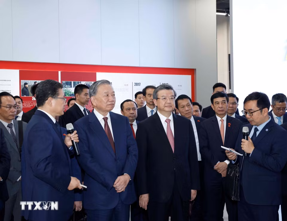 Bet8801234.com cá cược độc quyền, Chủ tịch nước Tô Lâm khảo sát tại Khu khởi động của Khu mới Hùng An, tỉnh Hà Bắc (Trung Quốc). (Ảnh: Thống Nhất/TTXVN)