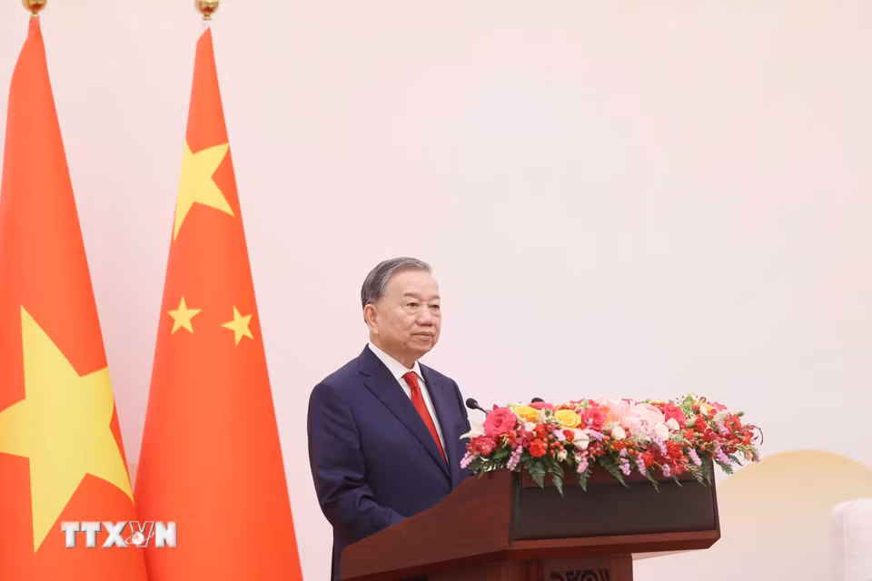 Tổng Bí thư, Chủ tịch nước Tô Lâm và Tổng Bí thư, Chủ tịch nước Tập Cận Bình gặp gỡ thanh niên hai nước- Ảnh 6.