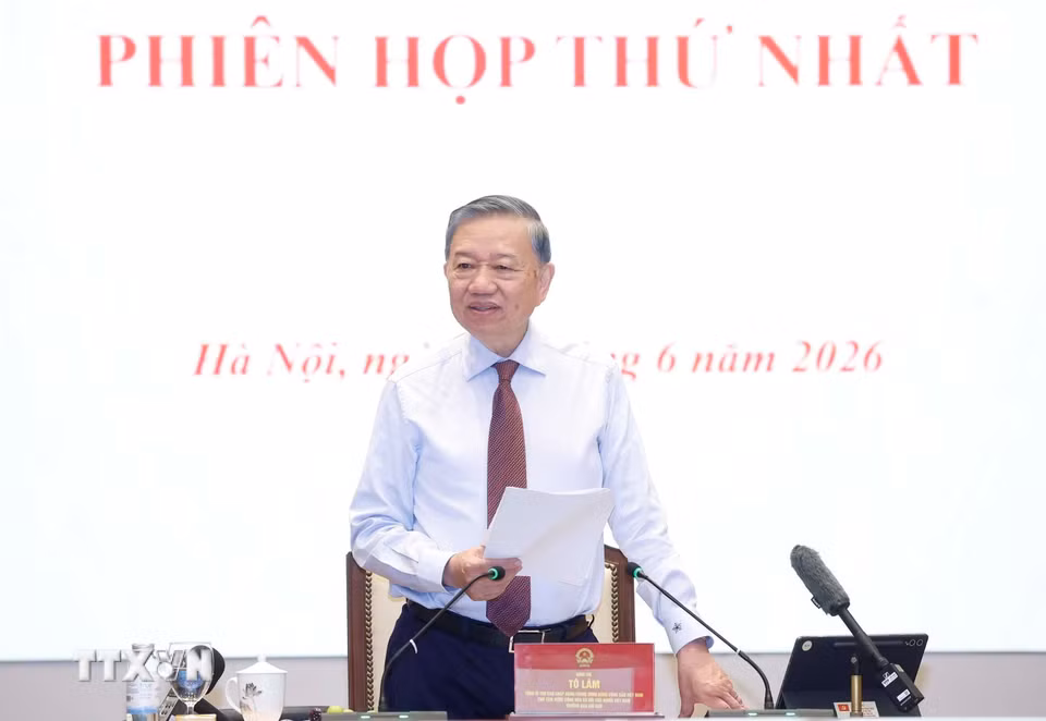 Bet8801234.com cá cược độc quyền, Chủ tịch nước Tô Lâm phát biểu chỉ đạo. (Ảnh: Thống Nhất/TTXVN)
