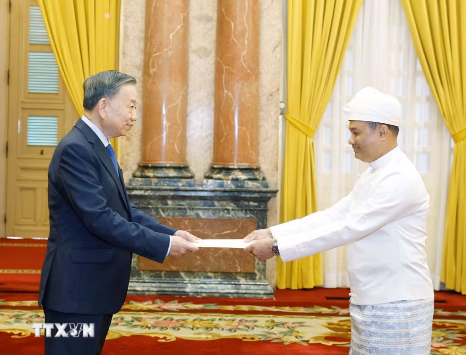 Tổng Bí thư, Chủ tịch nước Tô Lâm tiếp Đại sứ các nước trình Quốc thư- Ảnh 13.