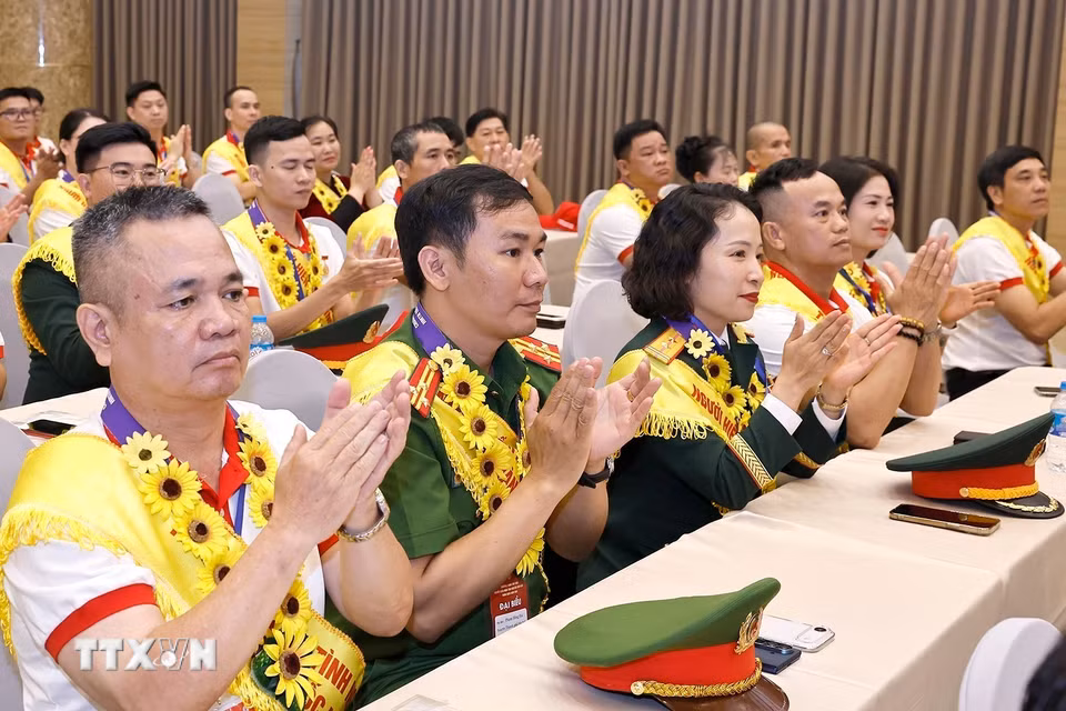 Đại biểu dự Lễ tôn vinh người hiến máu tình nguyện tiêu biểu toàn quốc năm 2026. (Ảnh: Doãn Tấn/TTXVN)