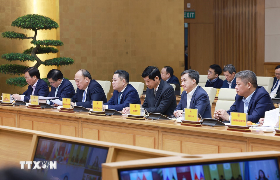 Các đại biểu tham dự Hội nghị tổng kết công tác ngoại giao kinh tế năm 2025 và kế hoạch triển khai nhiệm vụ 2026. (Ảnh: Dương Giang/TTXVN)