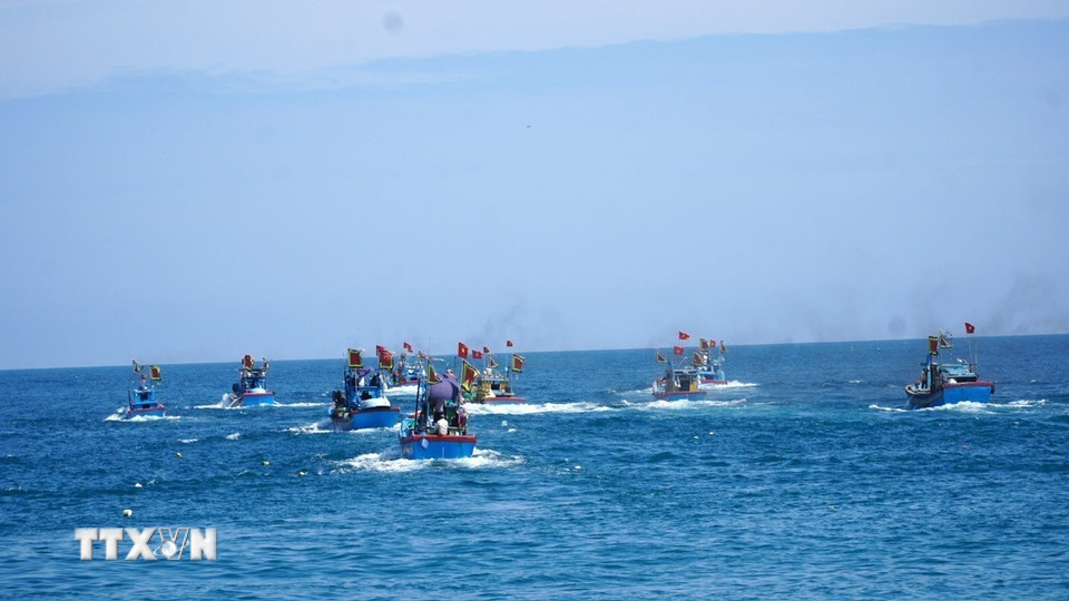 Một trong các nghi thức của Lễ hội. (Ảnh: Sỹ Thắng/TTXVN)